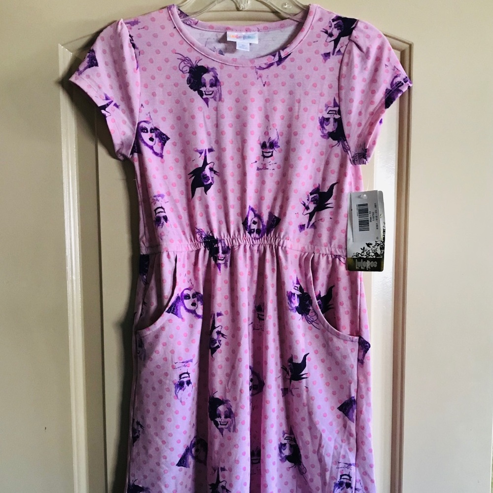 Lularoe Disney Villains Mae Dress NWT